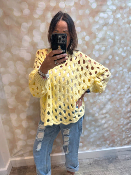 Studio Chunky Knit  Wave Jumper
