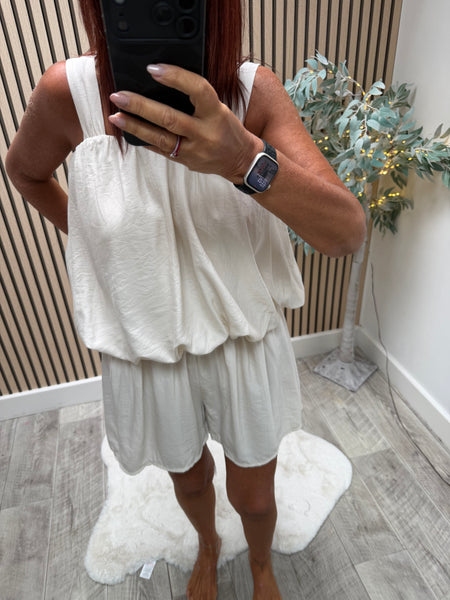 Bubble Hem Top / Shorts Set