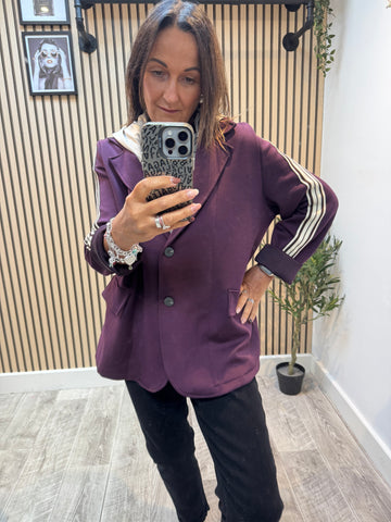Studio Sporty Hooded  Blazer