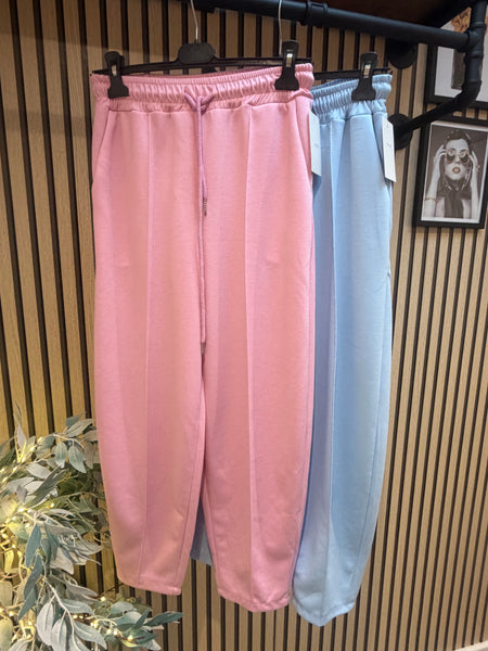 Tapered soft touch joggers