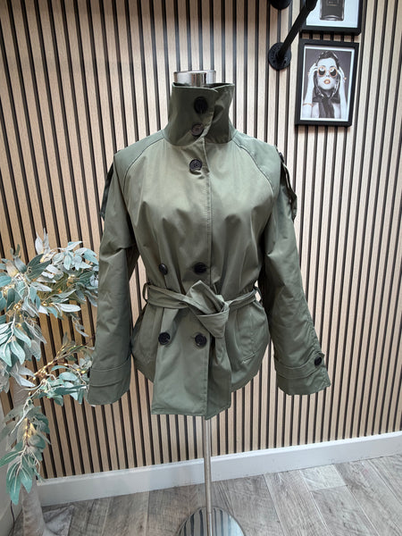 Short Belted Trench Coat