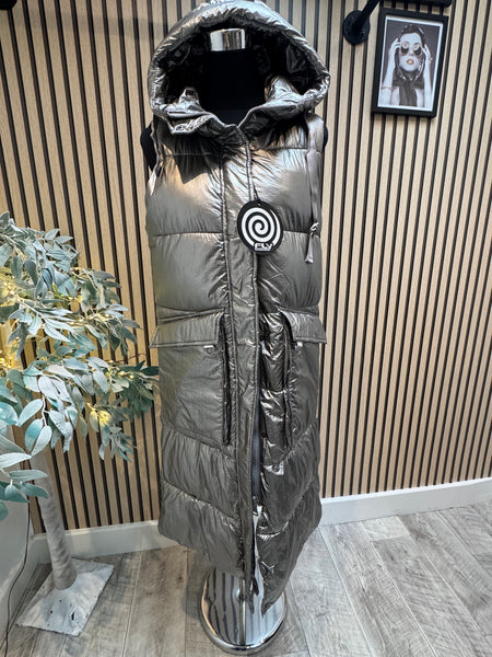 Fly Metallic Quilted Gilet