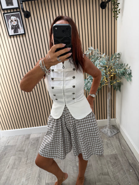 Gingham floaty  Shorts
