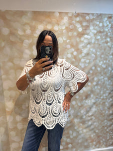 Crochet Art Deco Top /Jumper