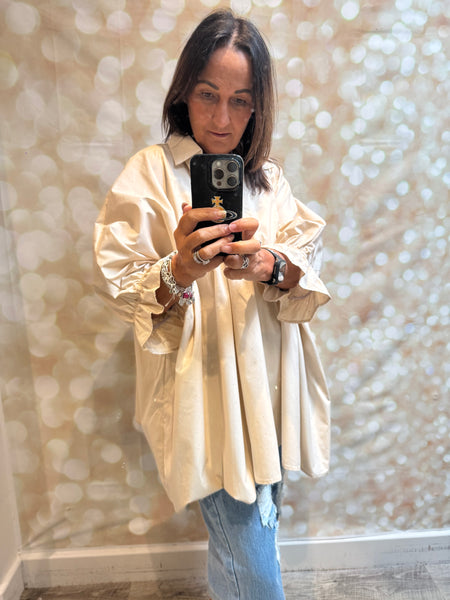 Fly Out Oversized Diamante Shirt