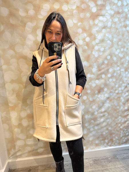 Studio Hooded Sweat  Gilet