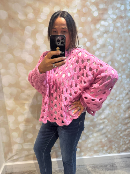 Studio Chunky Knit  Wave Jumper