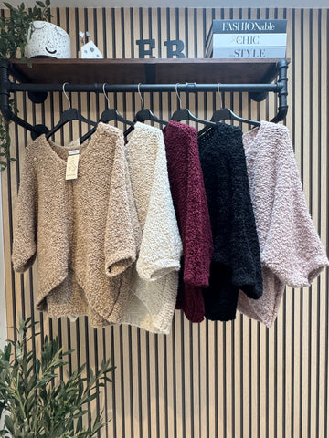 Popcorn Knit  Jumper