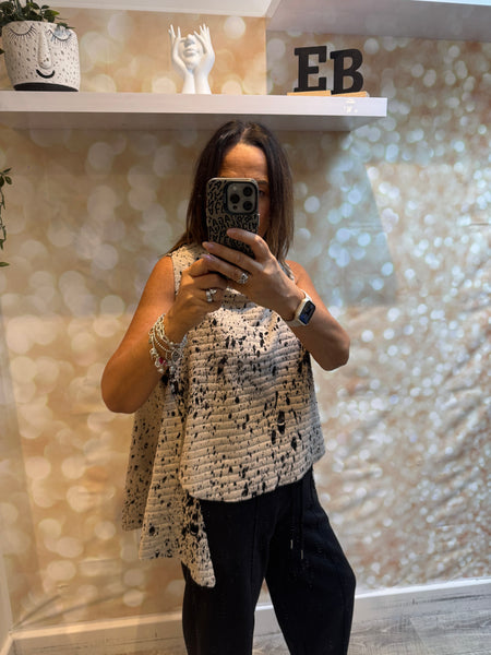 ID Holey  Sleeveless Tunic