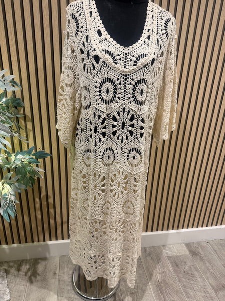 Crochet Midi Dress