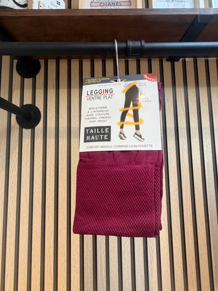 Fleece lined stretch seem less leggings - Regular