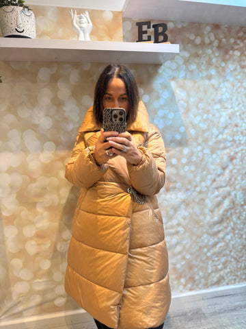 Quilted Midi Coat