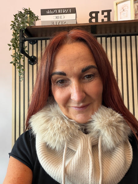 Fur Trim Snood