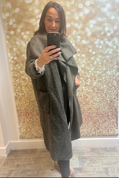 Waterfall Wool Mix Coat