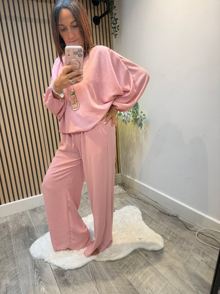 Studio 2 Piece Crinkle Palazzo Trouser / Top set