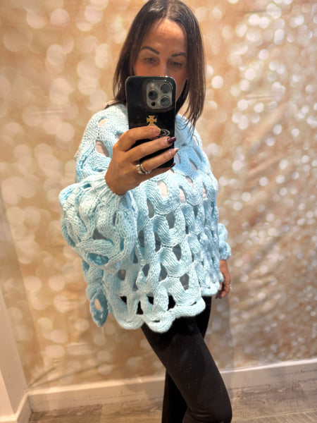 Chunky Knit  Wave Jumper