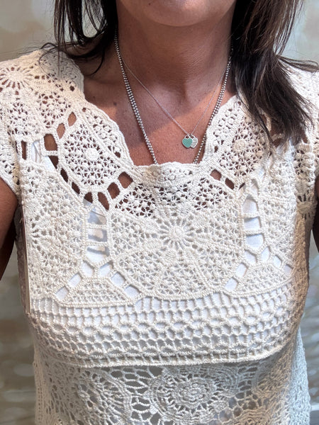 Crochet Hi Low Top