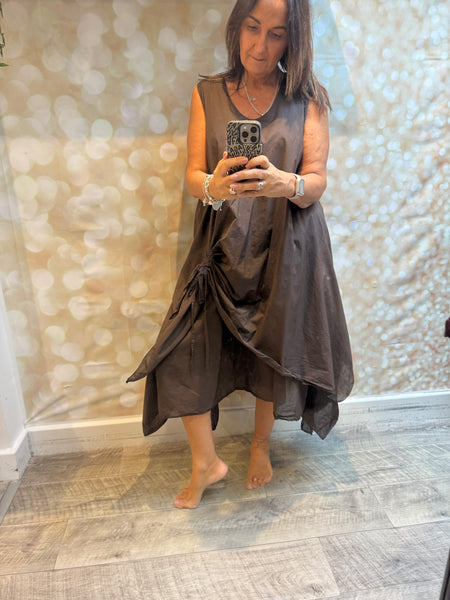 Studio Rouched swing dress
