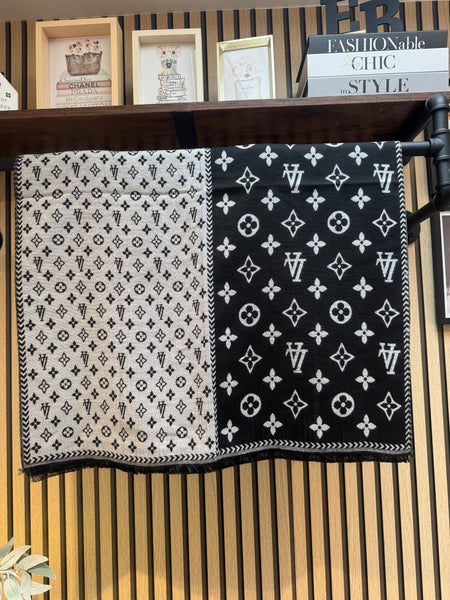 Inspired Wooly Cashmere Feel  Scarf