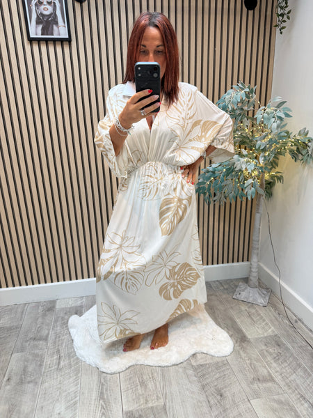 Leaf Maxi Dress