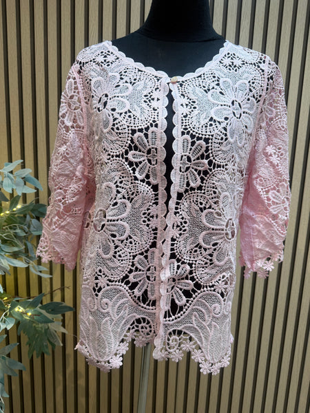Lace Open  Cardigan