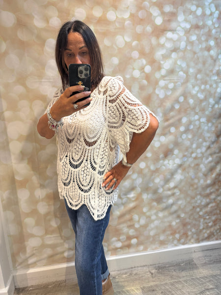 Crochet Art Deco Top /Jumper