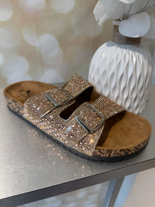 Rose Gold Embellished Slider