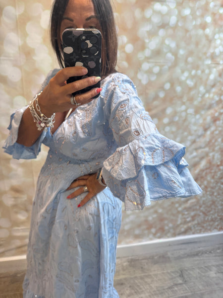 Studio Sequin Embellished  Maxi Dress
