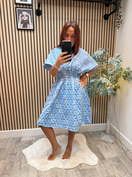 Floral Applique Dress