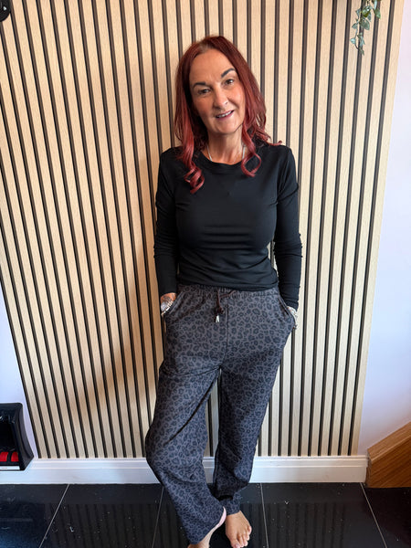 Leopard trousers