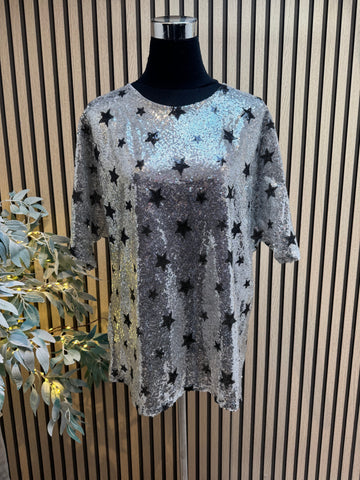 Sequin Star Top