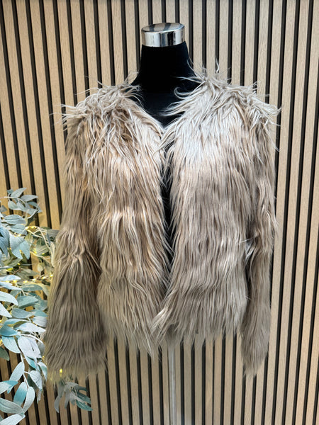 Fur Cropped Jacket