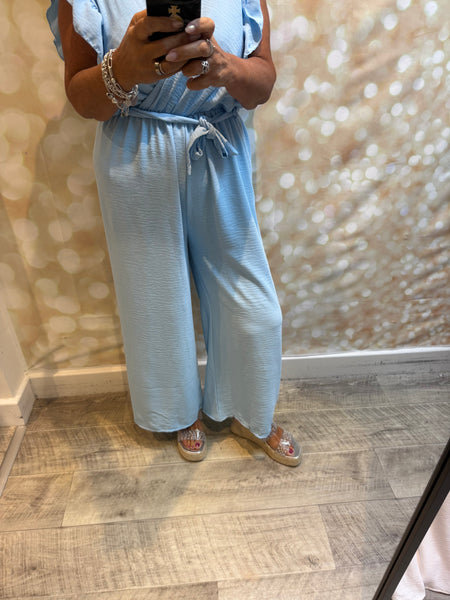 Wrap Over Palazzo Jumpsuit