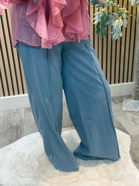 Wide Leg Jogger Style Jeans