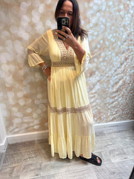Cheesecloth Maxi Dress