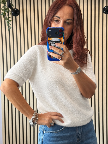 Soft Touch Jumper with short sleeves