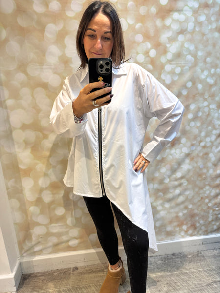 ID Asymetrical Zip Shirt