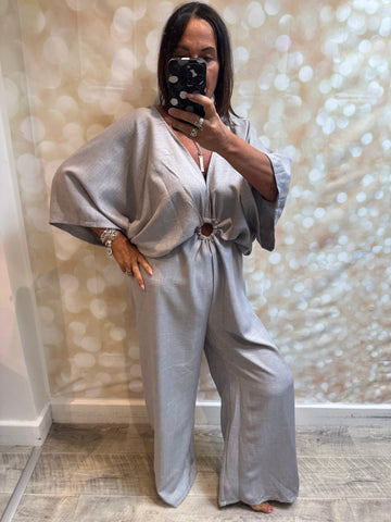 Keyhole Palazzo Jumpsuit