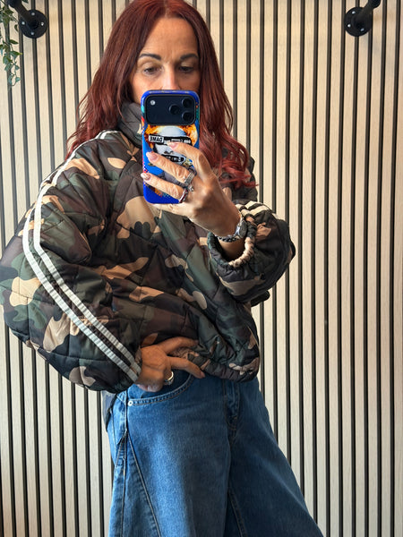 Quilted  Bomber Jacket
