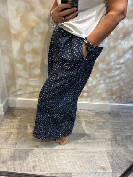 Studio Wide leg Denim Trousers