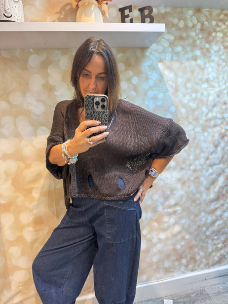Silky Knit Boxy Jumper