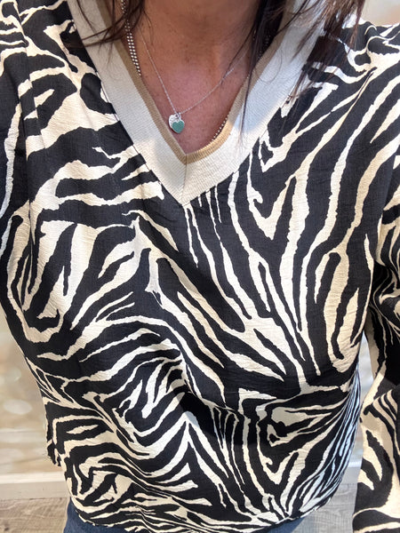 Animal Sporty Blouse/Top