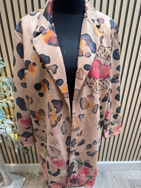 Soft touch longline Blazer
