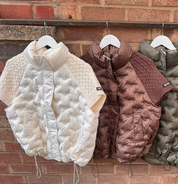 Quilted Short sleeve Jacket