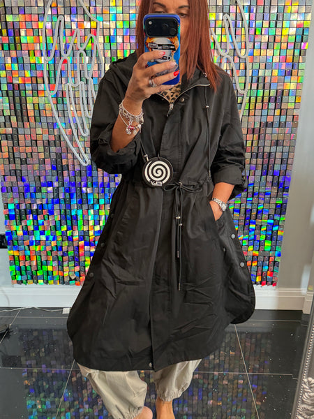 Fly Out  Hooded Coat