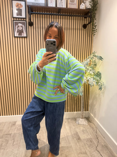 Candy Stripe Sweatshirt