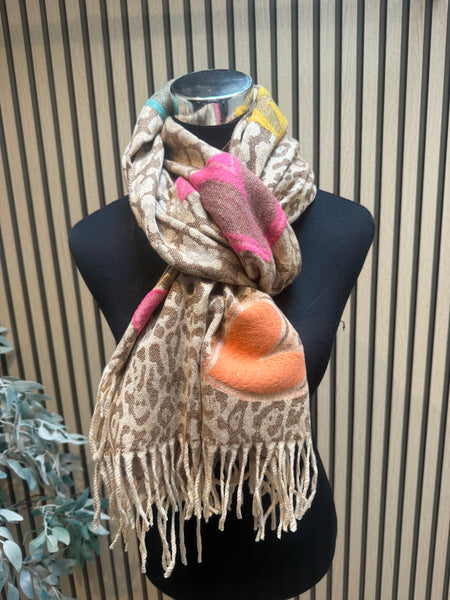 Double sided Wooly scarves