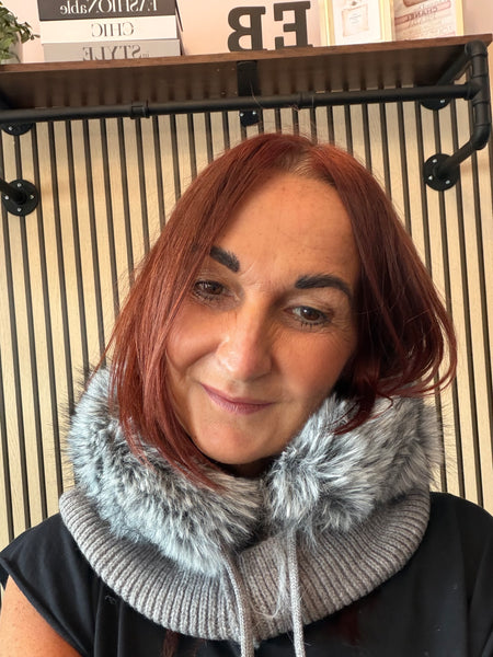 Fur Trim Snood