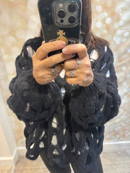 Chunky Knit  Wave Jumper