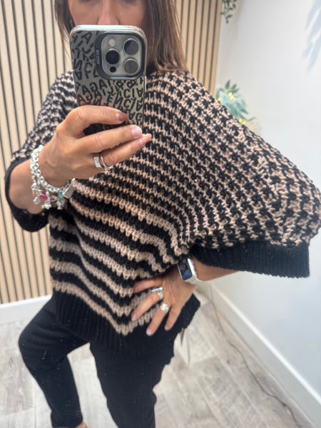 Studio Stripe Chunky Knit Jumper